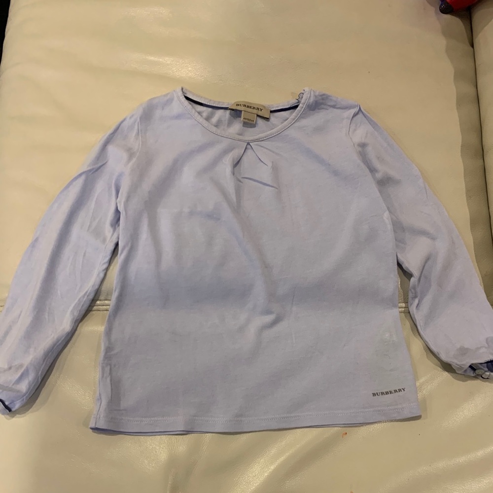 Burberry authentic toddler girls long sleeves top